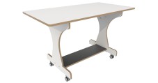 Hoogzit tafel L120 x B64 cm Wit Tangara Groothandel voor de Kinderopvang Kinderdagverblijfinrichting5